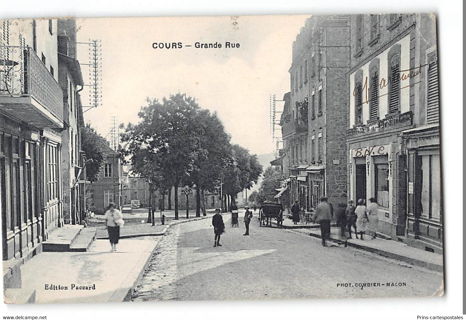 CPA 69 Cours Grande Rue - Cours-la-Ville