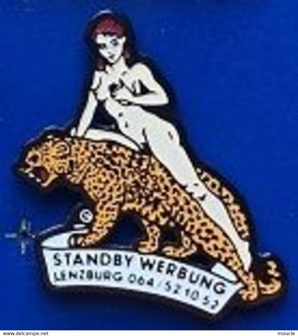 PIN UP - PIN-UPS - PANTHERE - LEOPARD  - STANDY WERBUNG - LENZBURG - 064 / 52 10 52 - LIMITED EDITION 250 EX  -   (31) - Pin-Ups