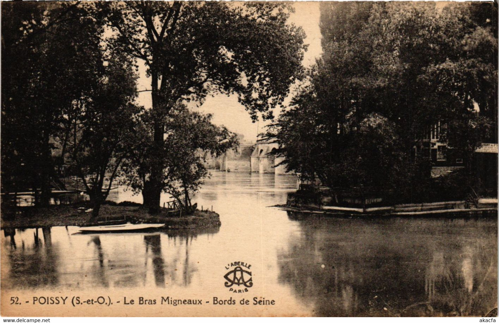 CPA POISSY - Le Bras Migneaux - Bords De SEINE (353282) - Poissy