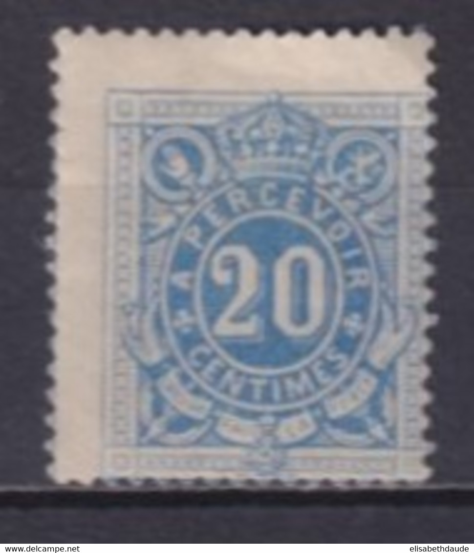 BELGIQUE - 1870 - TAXE YVERT N° 2 * MH - COTE = 75 EUR. - Postzegels
