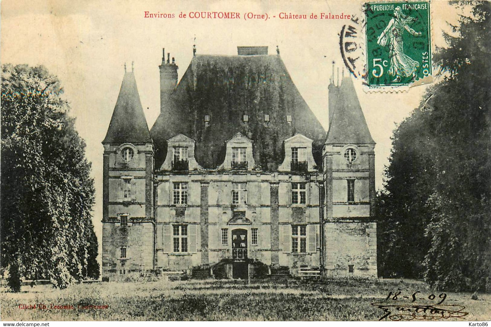 Courtomer * Environs * Le Château De Falandre - Courtomer