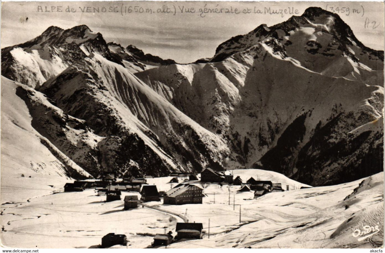 CPA Alpe De Venosc - Vue Générale Et La Muselle (433389) - Vénosc