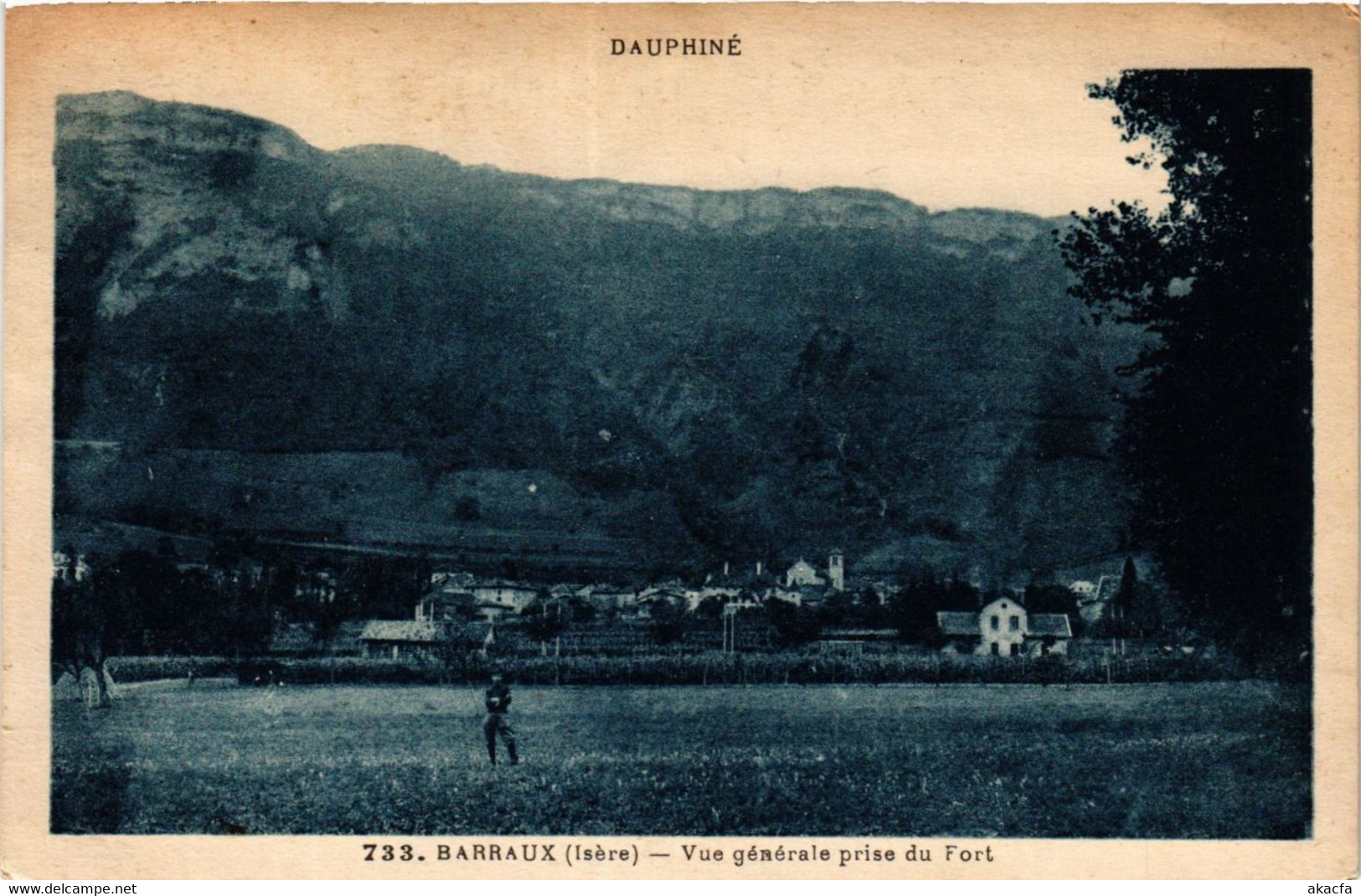 CPA Dauphiné - BARRAUX - Vue Générale Prise Du Fort (433531) - Barraux