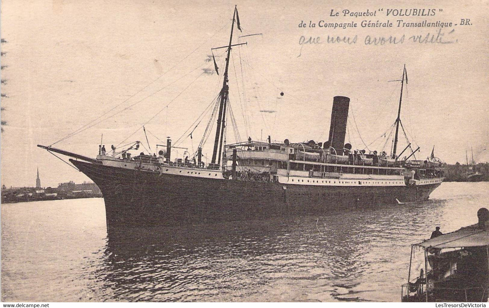 CPA Transport - Bateau - Le Paquebot Volubilis De La Compagnie Générale Transatlantique - B. R. - Bloc Frères Editeurs - Steamers