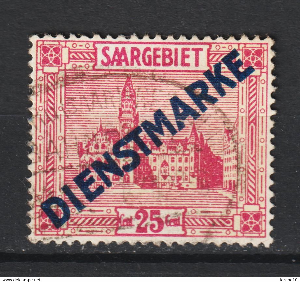 Saar MiNr. D 14 III  (sab58) - Service