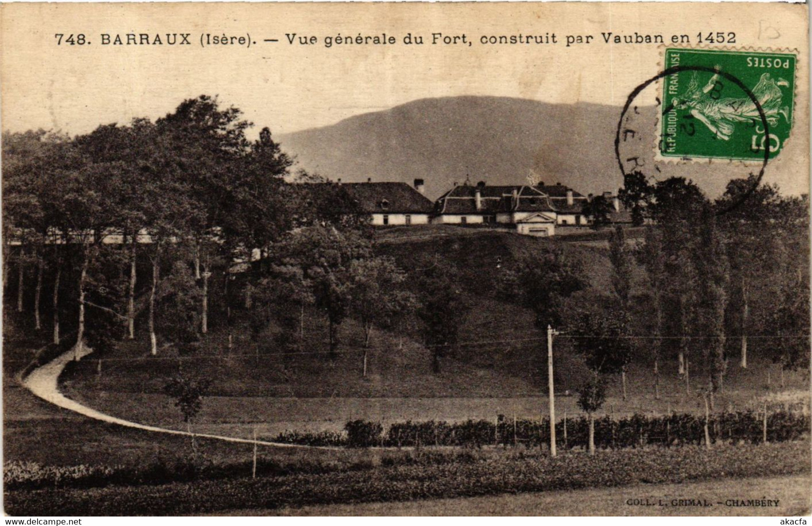 CPA BARRAUX - Vue Générale Du Fort Construit Par Vauban En 1452 (433724) - Barraux