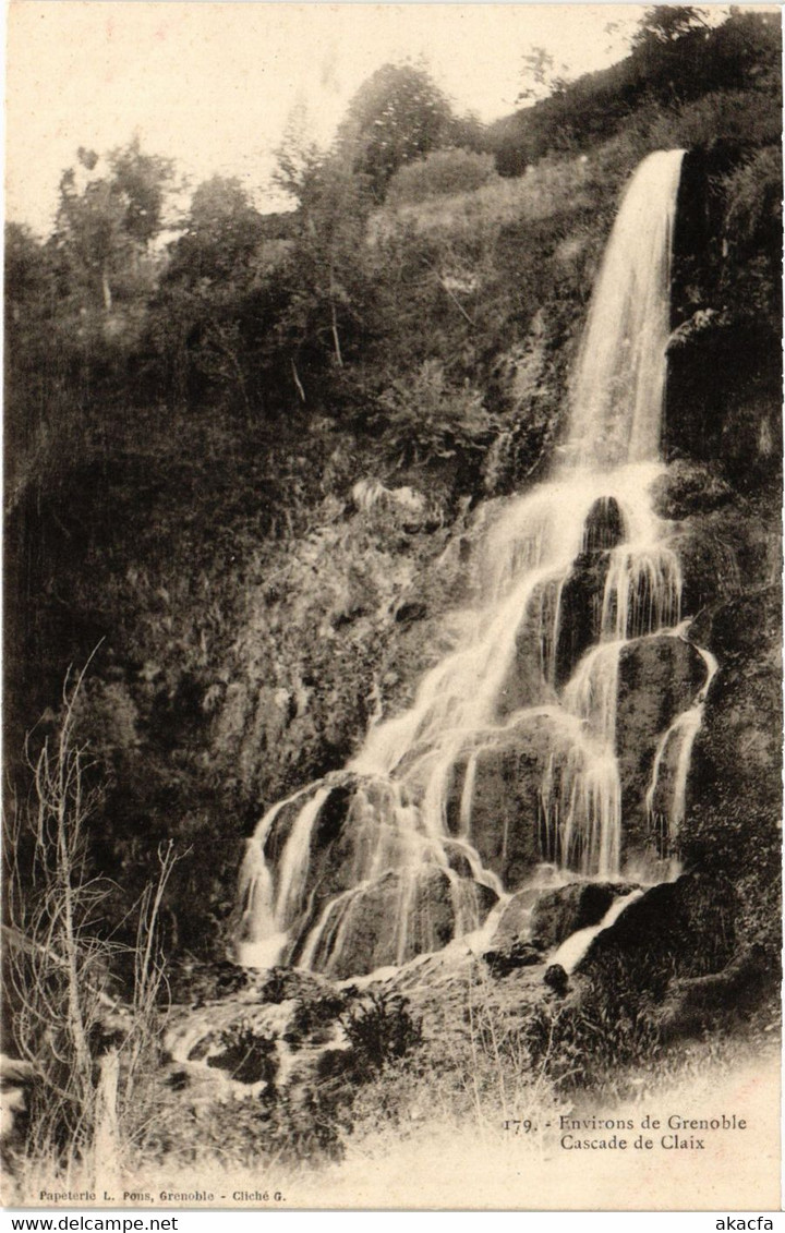 CPA Env. De GRENOBLE - Cascade De CLAIX (433846) - Claix