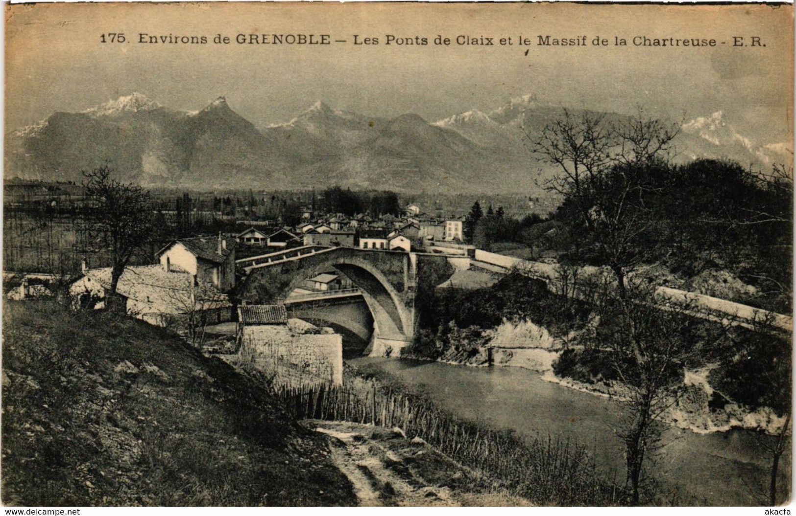 CPA Env. De GRENOBLE - Les Ponts De CLAIX Et Le Massif De La (434350) - Claix