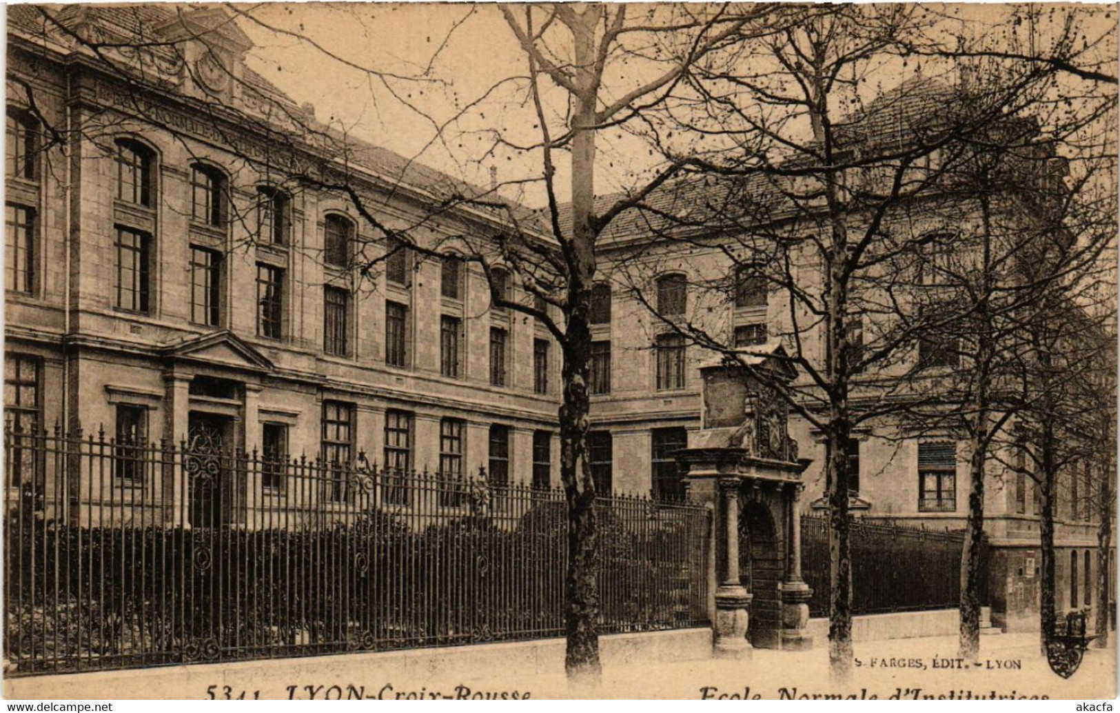 CPA LYON - Croix Rousse École Normale D'Institutrices (427220) - Lyon 4