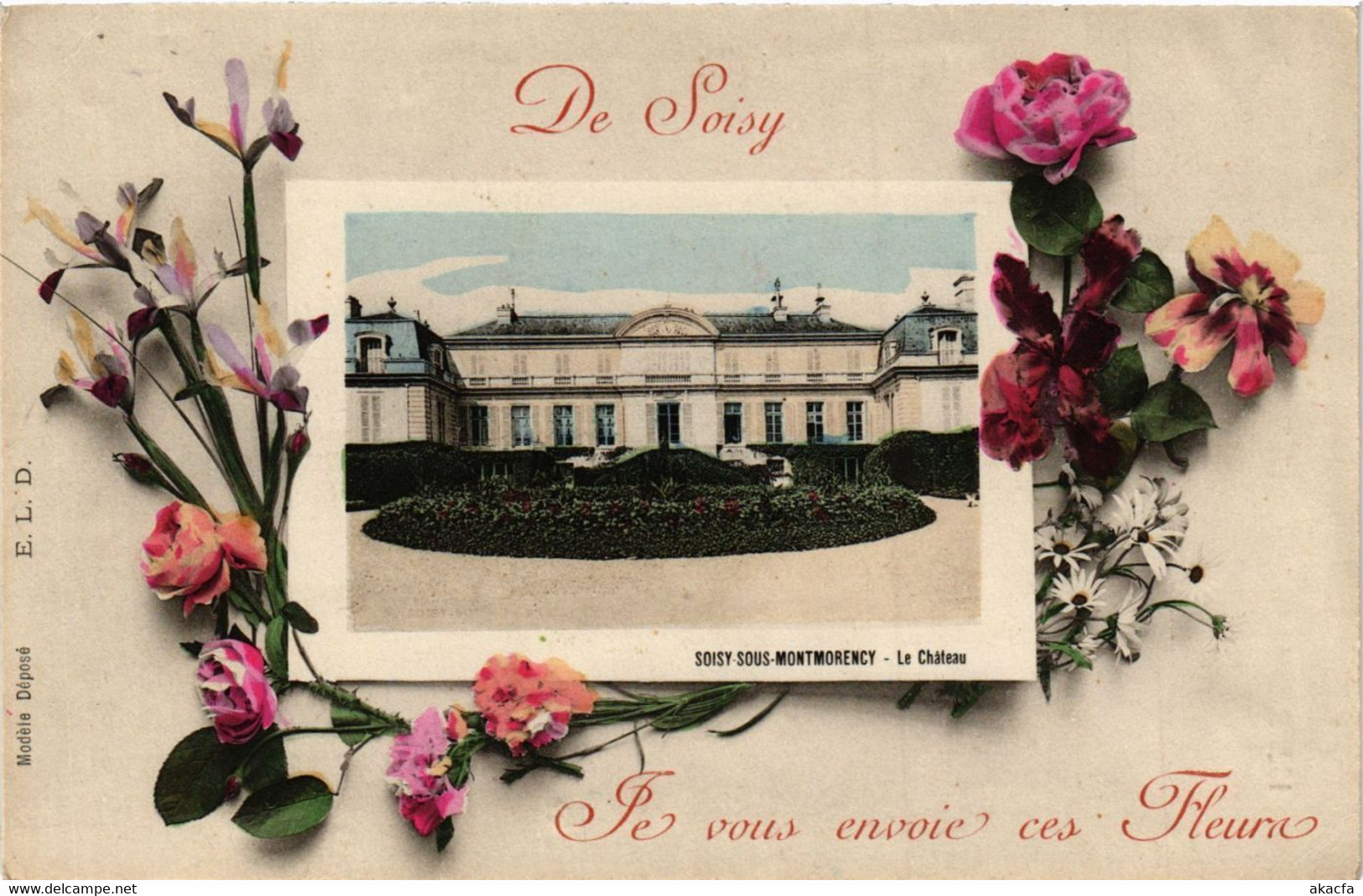 CPA De Soisy - Je Vous Envoie Ces Fleurs (350125) - Soisy-sous-Montmorency