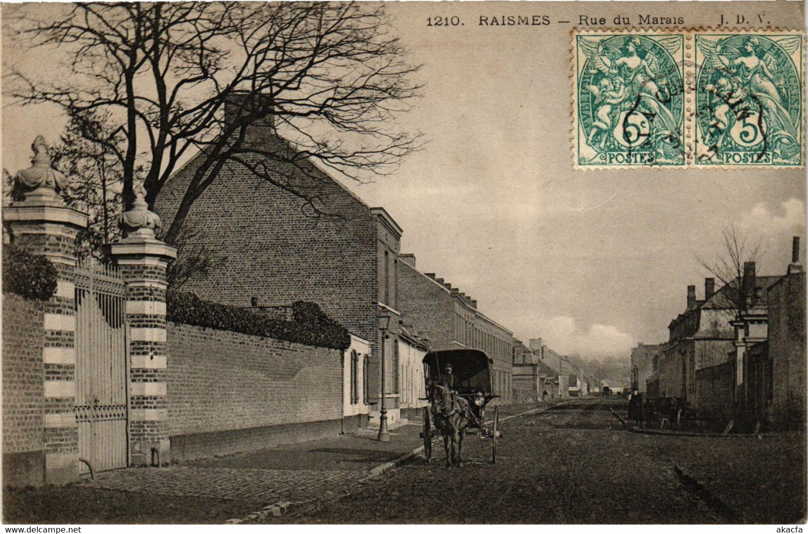 CPA RAISMES - Rue Du Marais (391460) - Raismes