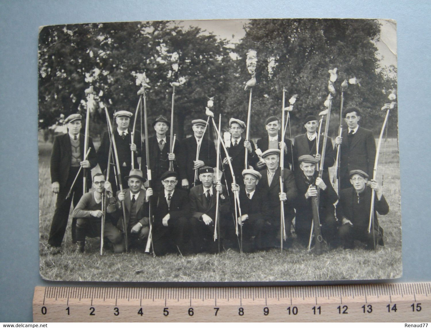 Tir à L'Arc - Carte Photo - Groupe D'archers - Bogenschiessen