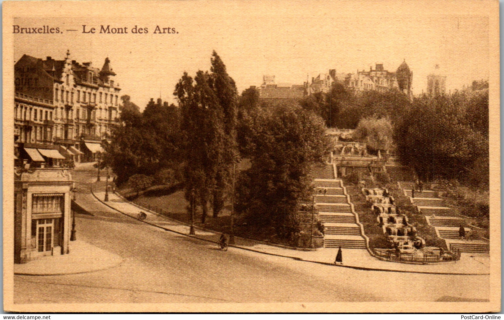 39495 - Belgien - Bruxelles , Brüssel , Le Mont Des Arts - Nicht Gelaufen - Forêts, Parcs, Jardins