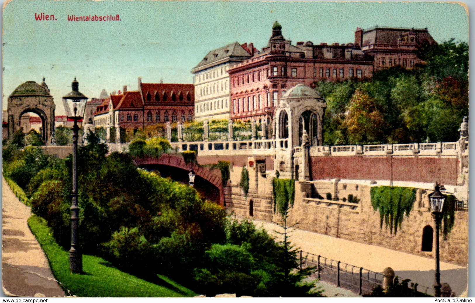 39501 - Wien - Wientalabschluß - Gelaufen 1933 - Privé Briefomslagen - Ongebruikt