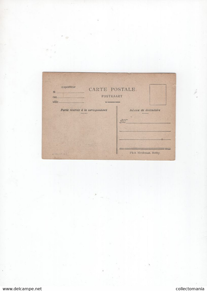 1 Oude Postkaart St.Jozef - Ryckevorsel Rijkevorsel Tramstatie & Winkel - Brecht