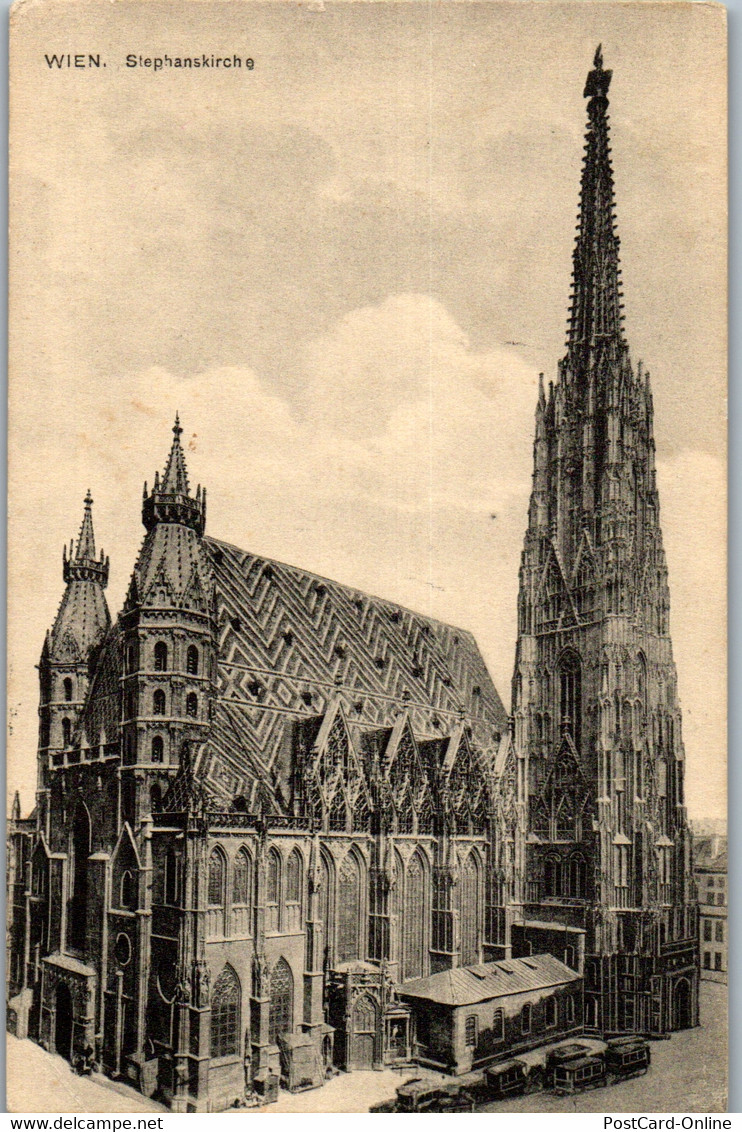 39579 - Wien - Stephanskirche , Stephansdom - Gelaufen - Stephansplatz