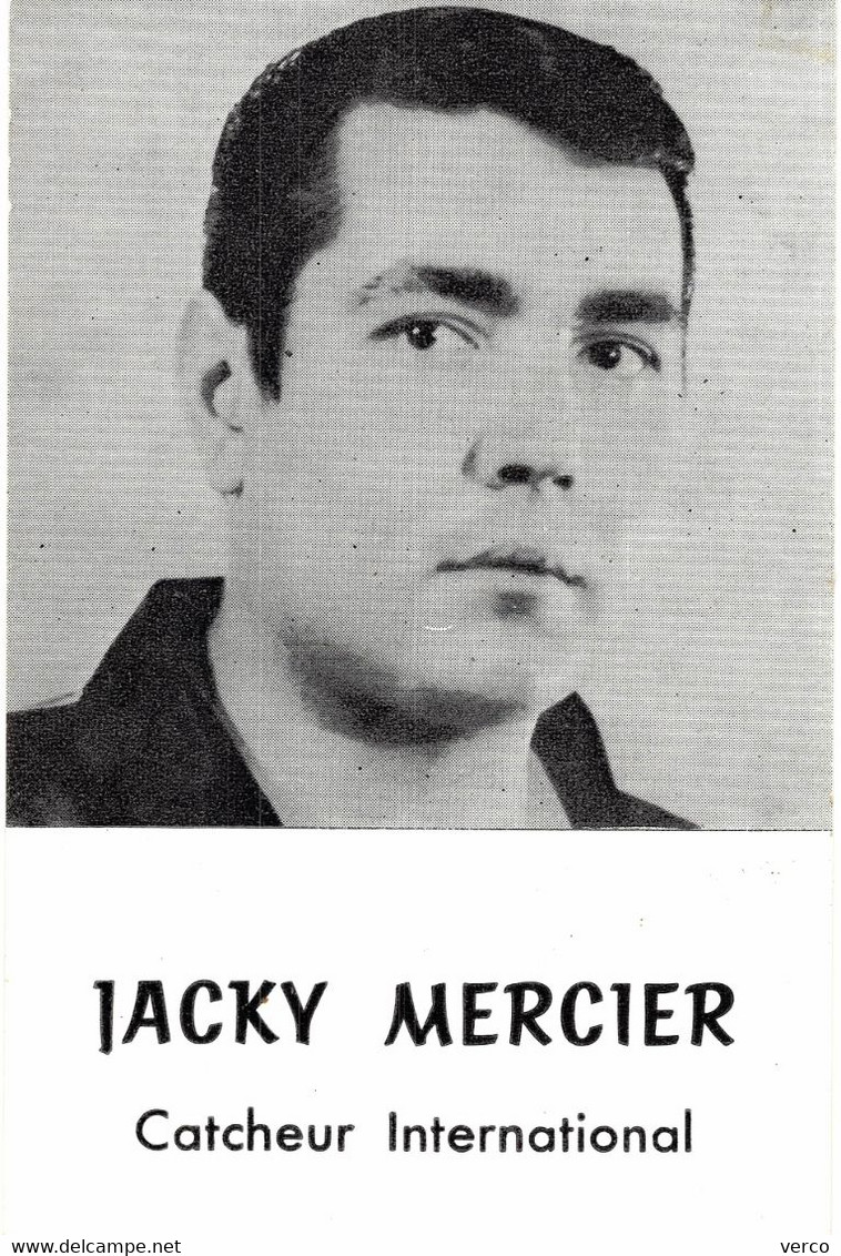 PHOTO  Ancienne De CATCHEUR  - Jacky MERCIER (8x12) - Lucha