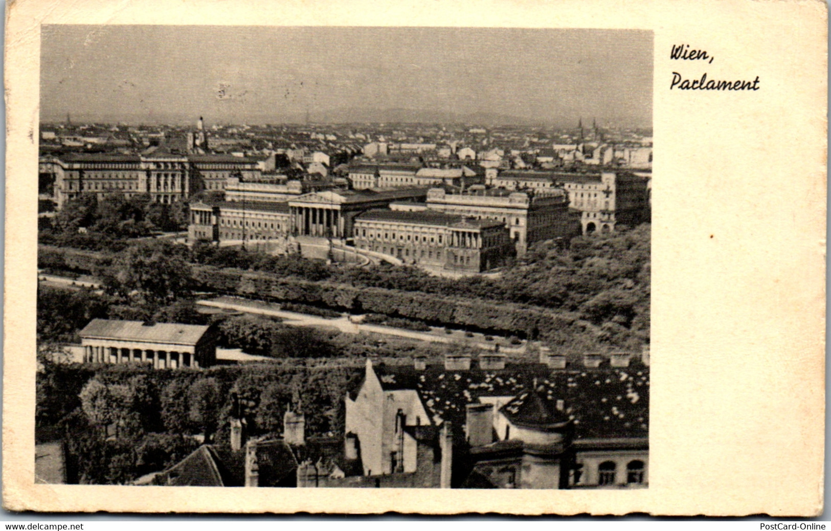 39688 - Wien - Parlament - Gelaufen 1940 - Ringstrasse