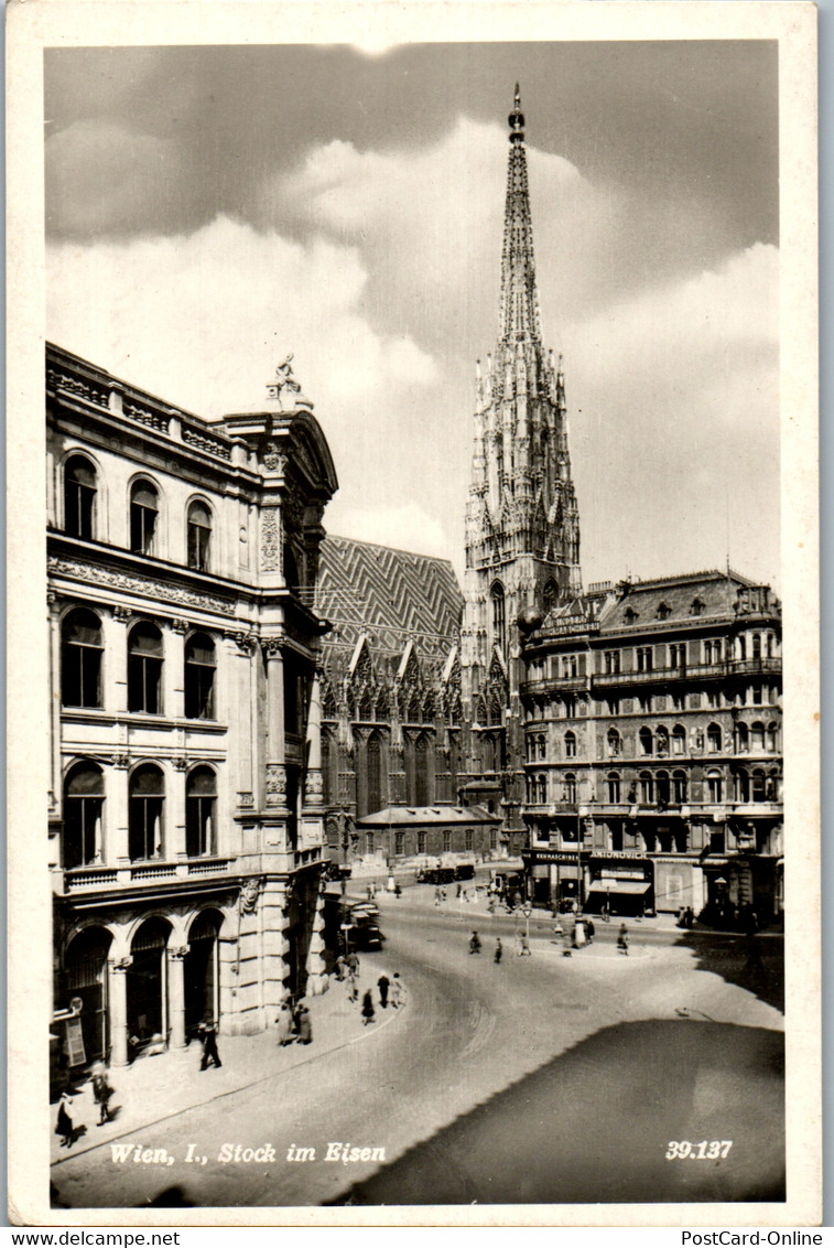 39799 - Wien - Stock Im Eisen , Stephansdom - Gelaufen - Stephansplatz