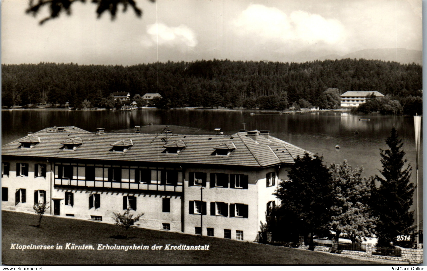 39833 - Kärnten - Klopeinersee , Erholungsheim Der Kreditanstalt - Gelaufen 1963 - Klopeinersee-Orte