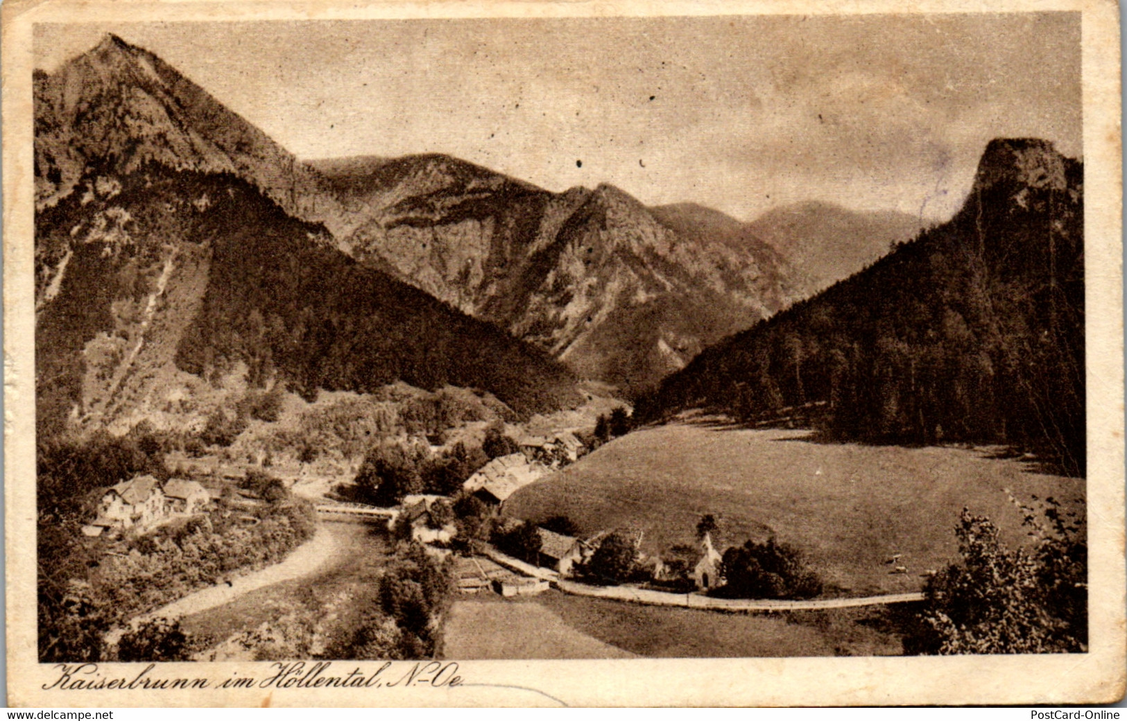 39853 - Niederösterreich - Kaiserbrunn Im Höllental - Gelaufen 1921 - Raxgebiet