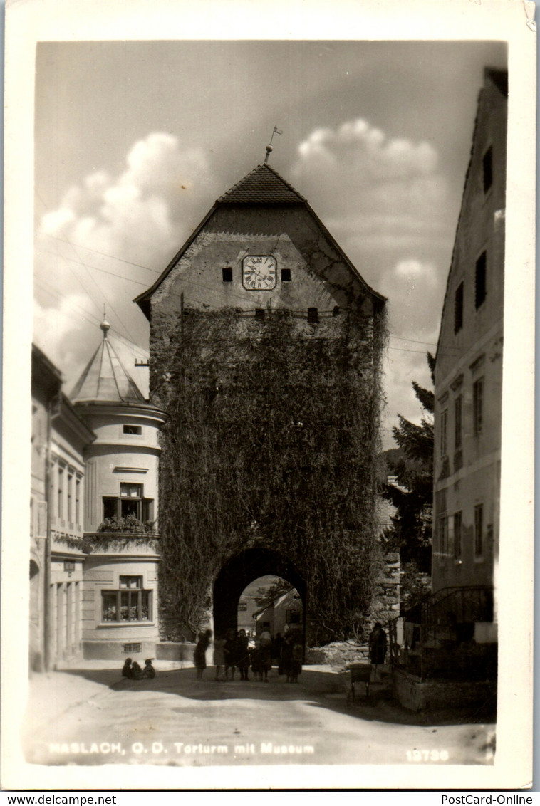 39908 - Oberösterreich - Haslach An Der Mühl , Oberdonau , Tortum Mit Museum - Gelaufen 1942 - Rohrbach