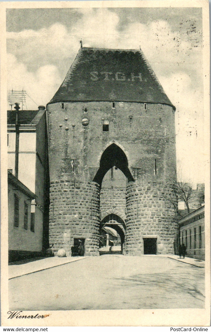 39929 - Niederösterreich - Hainburg A. D. Donau , Wienertor - Gelaufen 1929 - Hainburg