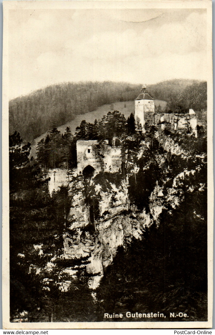 39932 - Niederösterreich - Gutenstein , Ruine - Gelaufen 1932 - Gutenstein