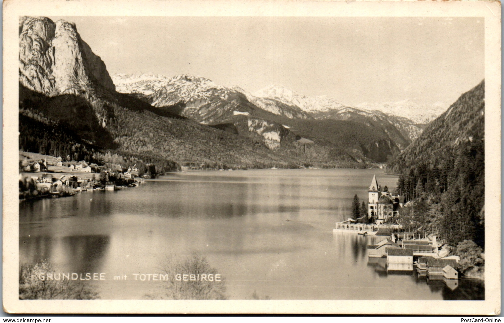 39937 - Steiermark - Grundlsee Mit Totem Gebirge - Gelaufen 1939 - Ausserland
