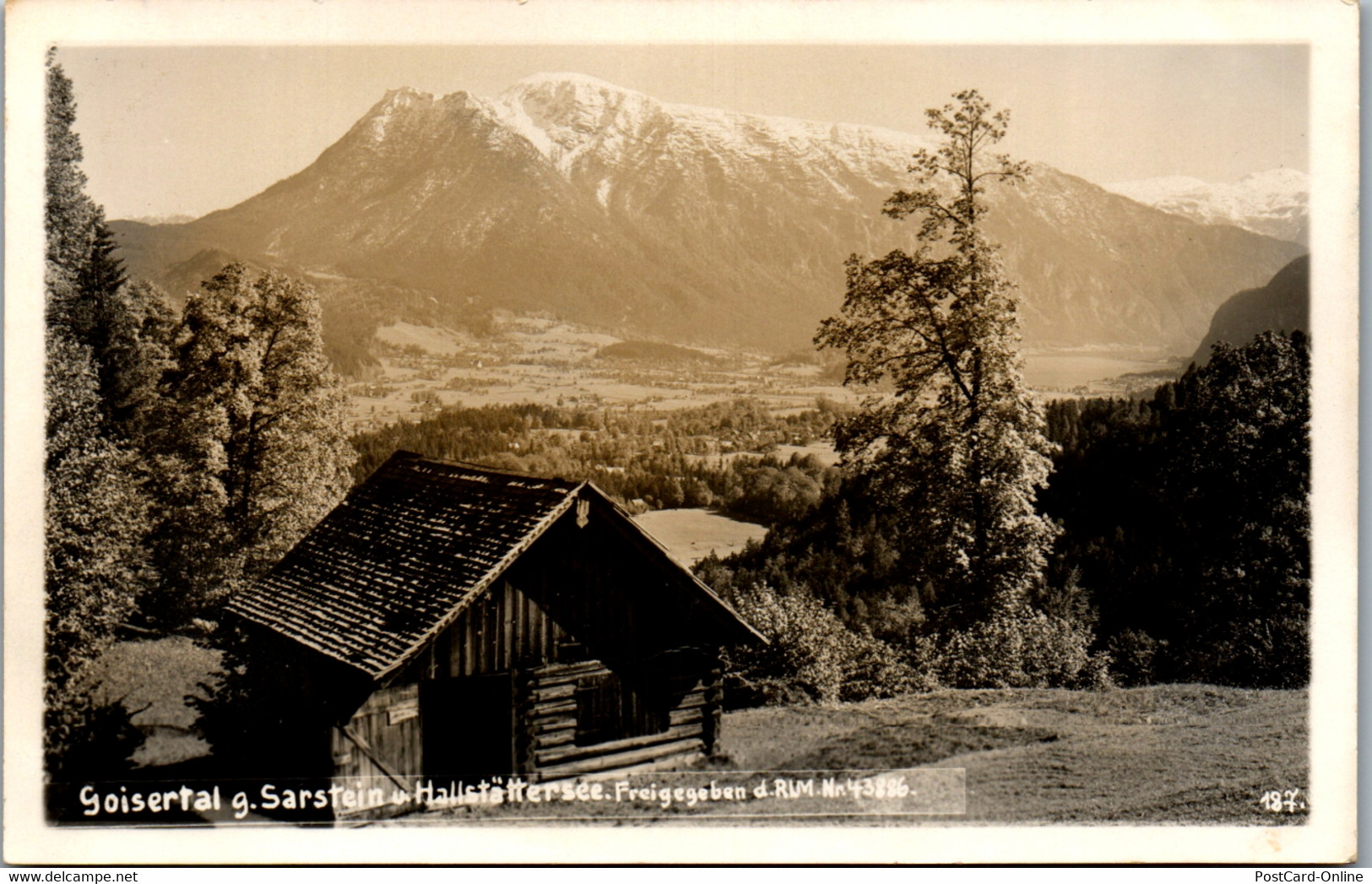 39966 - Oberösterreich - Goisertal G. Sarstein U. Hallstättersee - Gelaufen - Bad Goisern