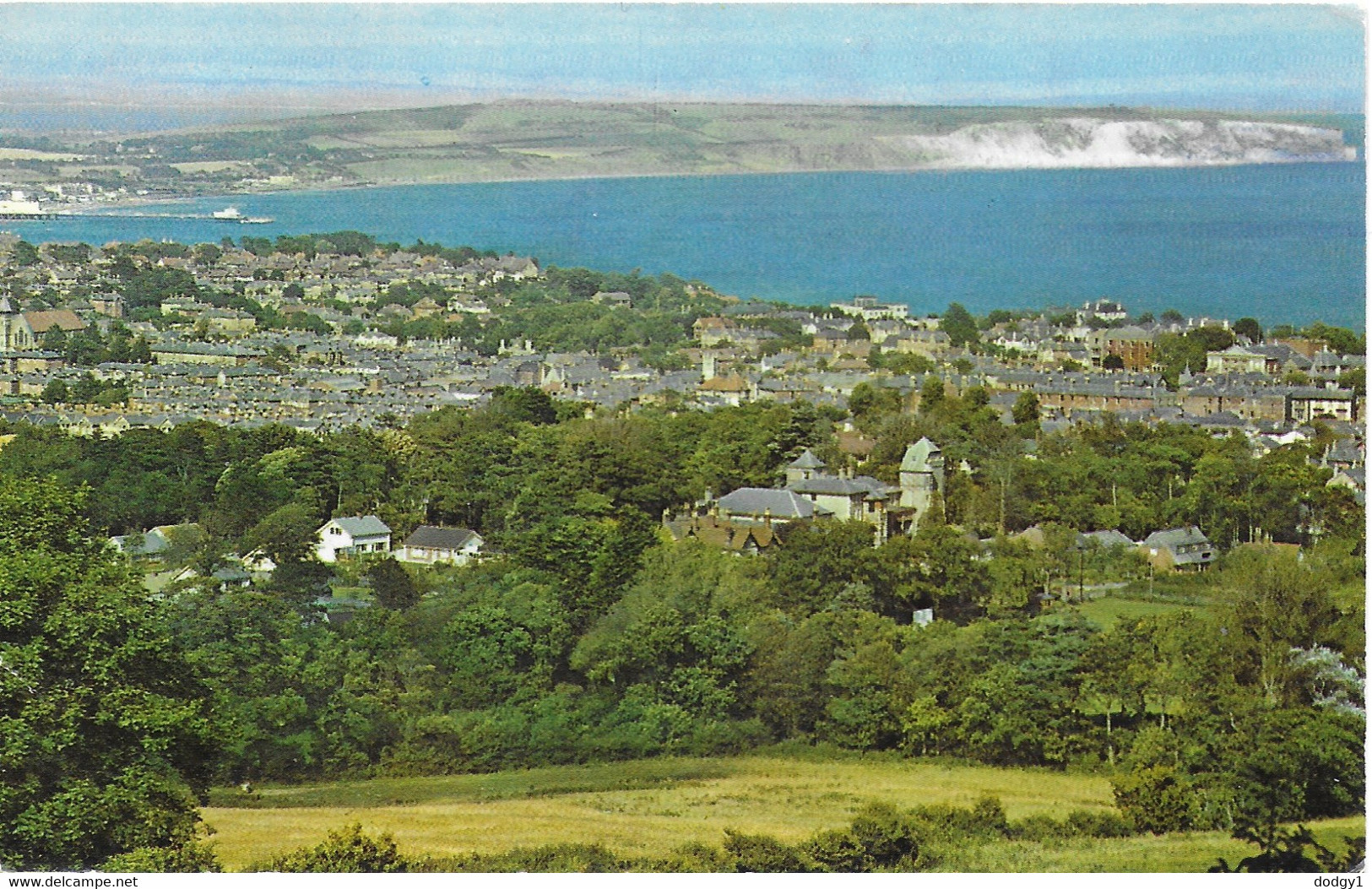 SHANKLIN AND SANDOWN BAY, ISLE OF WIGHT, ENGLAND. UNUSED POSTCARD Ty3 - Shanklin