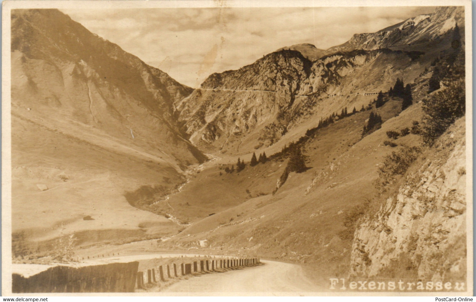39990 - Vorarlberg - Flexenstraße - Gelaufen 1924 - Stuben