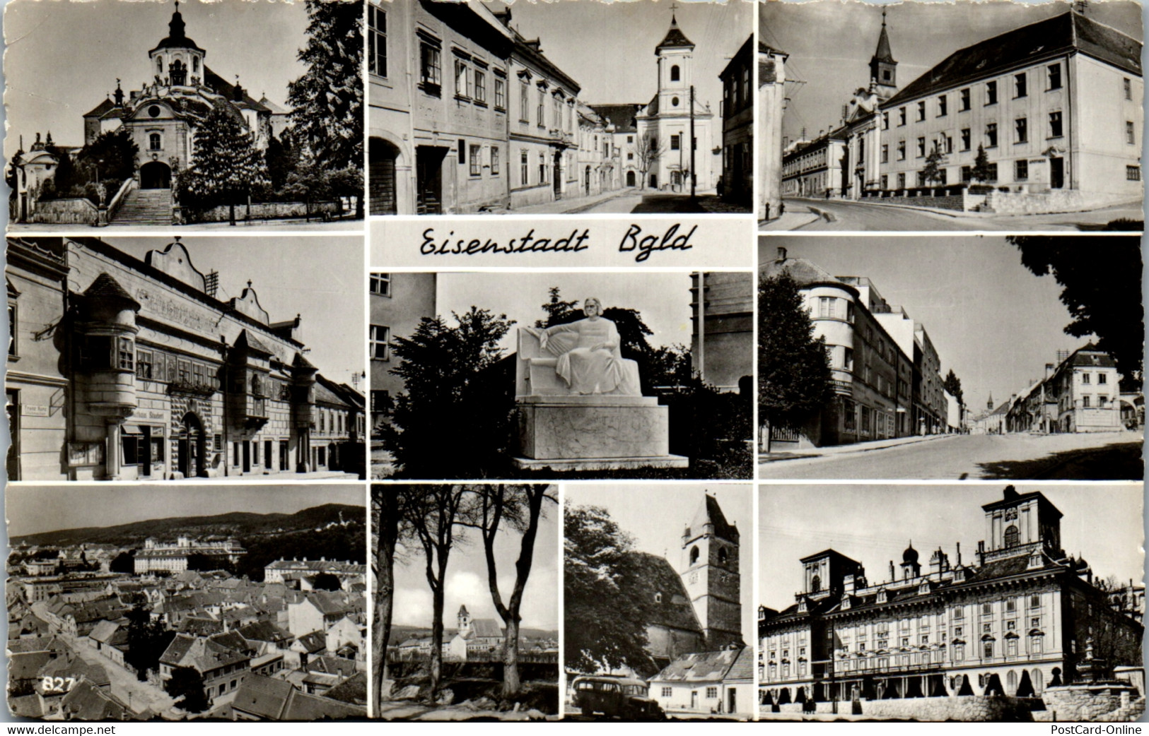 39995 - Burgenland - Eisenstadt , Mehrbildkarte - Gelaufen 1958 - Eisenstadt