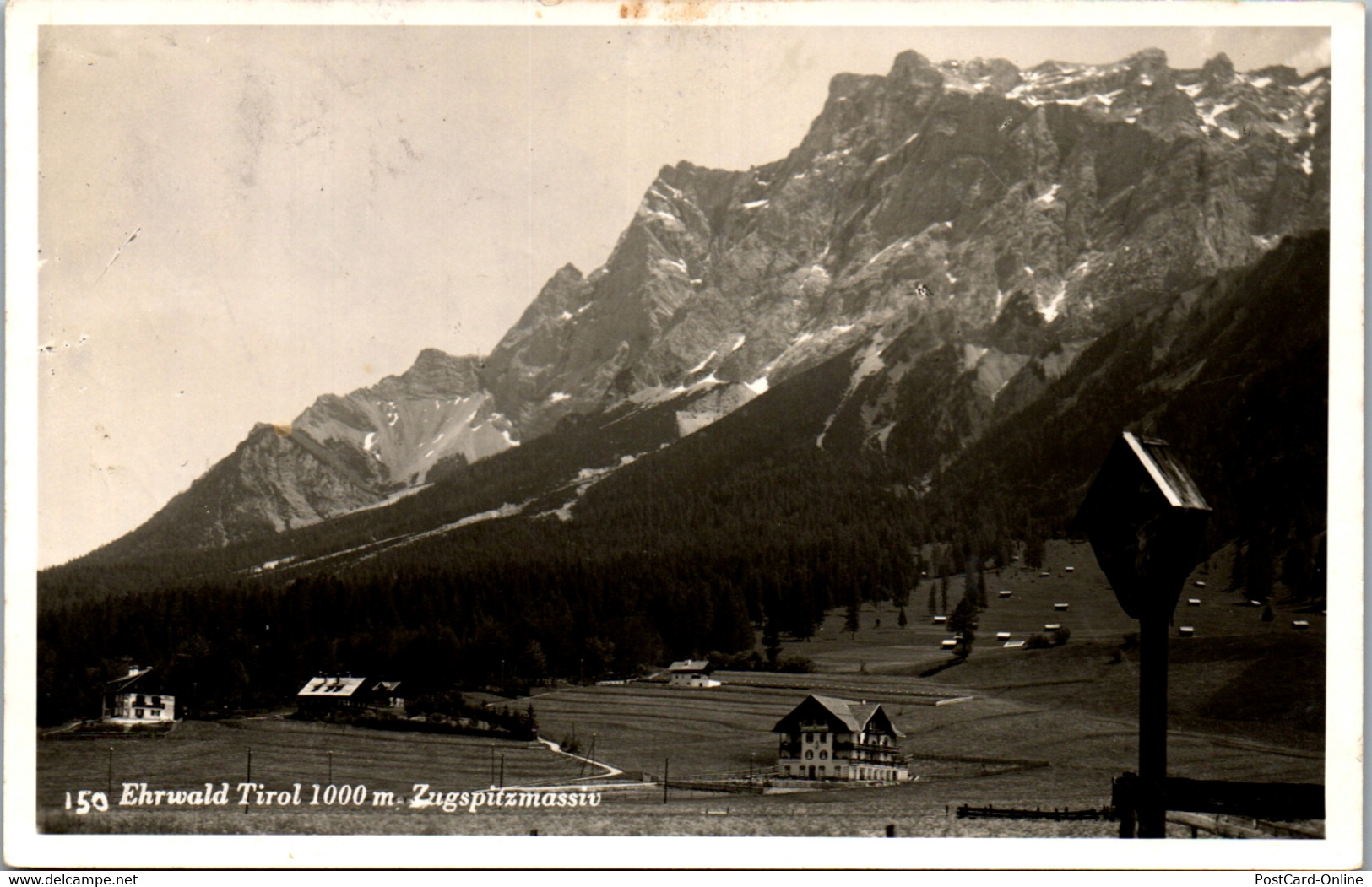 40003 - Tirol - Ehrwald , Zugspitzmassiv - Gelaufen - Ehrwald