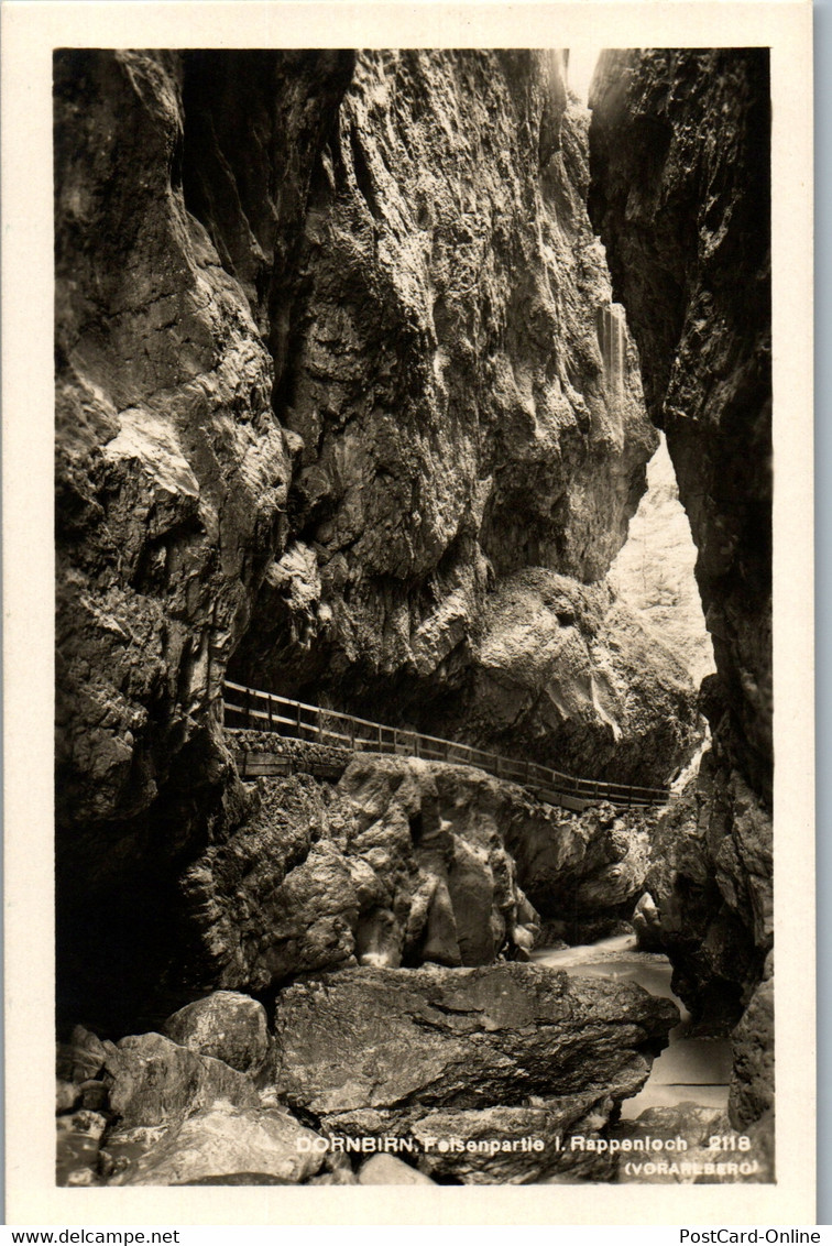 40012 - Vorarlberg - Dornbirn , Felsenpartie In Der Rappenloch Schlucht - Nicht Gelaufen - Dornbirn