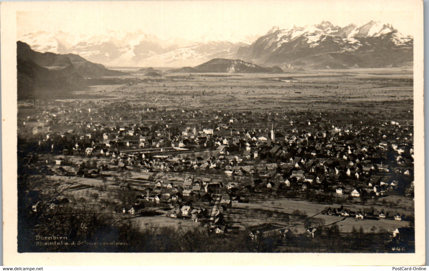 40014 - Vorarlberg - Dornbirn , Rheintal , Schweizeralpen , Panorama - Nicht Gelaufen - Dornbirn