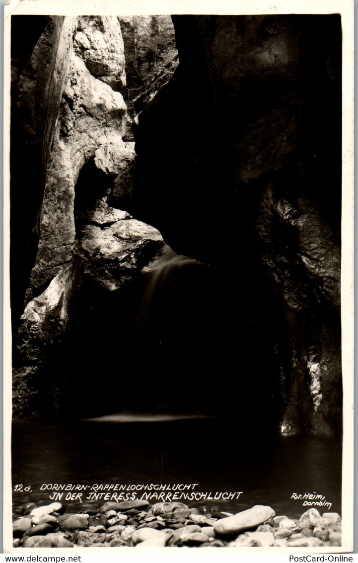 40015 - Vorarlberg - Dornbirn , Rappenlochschlucht , Narrenschlucht - Gelaufen 1932 - Dornbirn