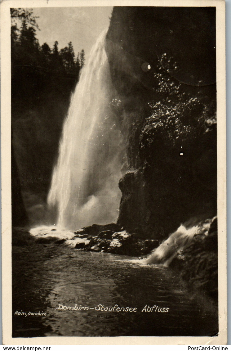 40021 - Vorarlberg - Dornbirn , Staufensee Abfluss - Gelaufen 1940 - Dornbirn