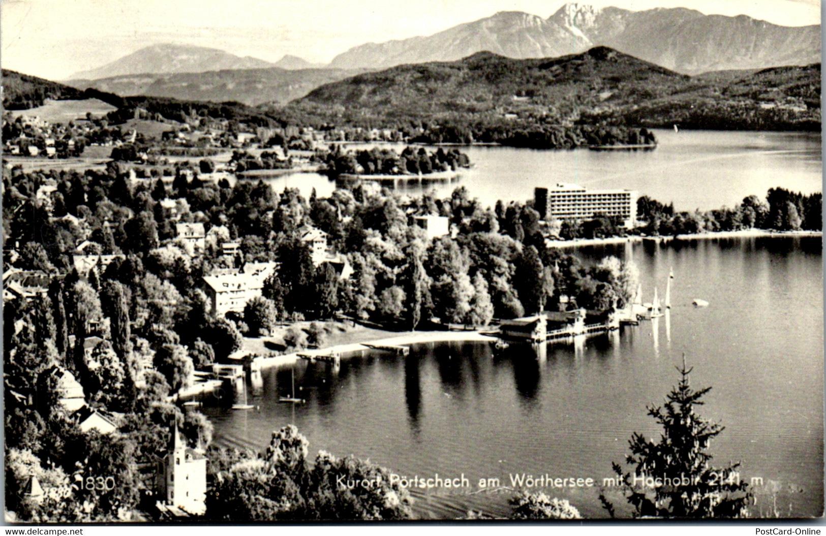 40048 - Kärnten - Pörtschach Am Wörthersee Mit Hochobir - Gelaufen 1966 - Pörtschach