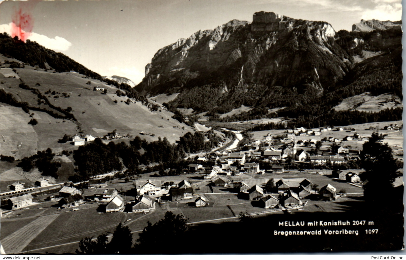 40084 - Vorarlberg - Mellau Mit Kanisfluh , Bregenzerwald - Gelaufen 1961 - Bregenzerwaldorte
