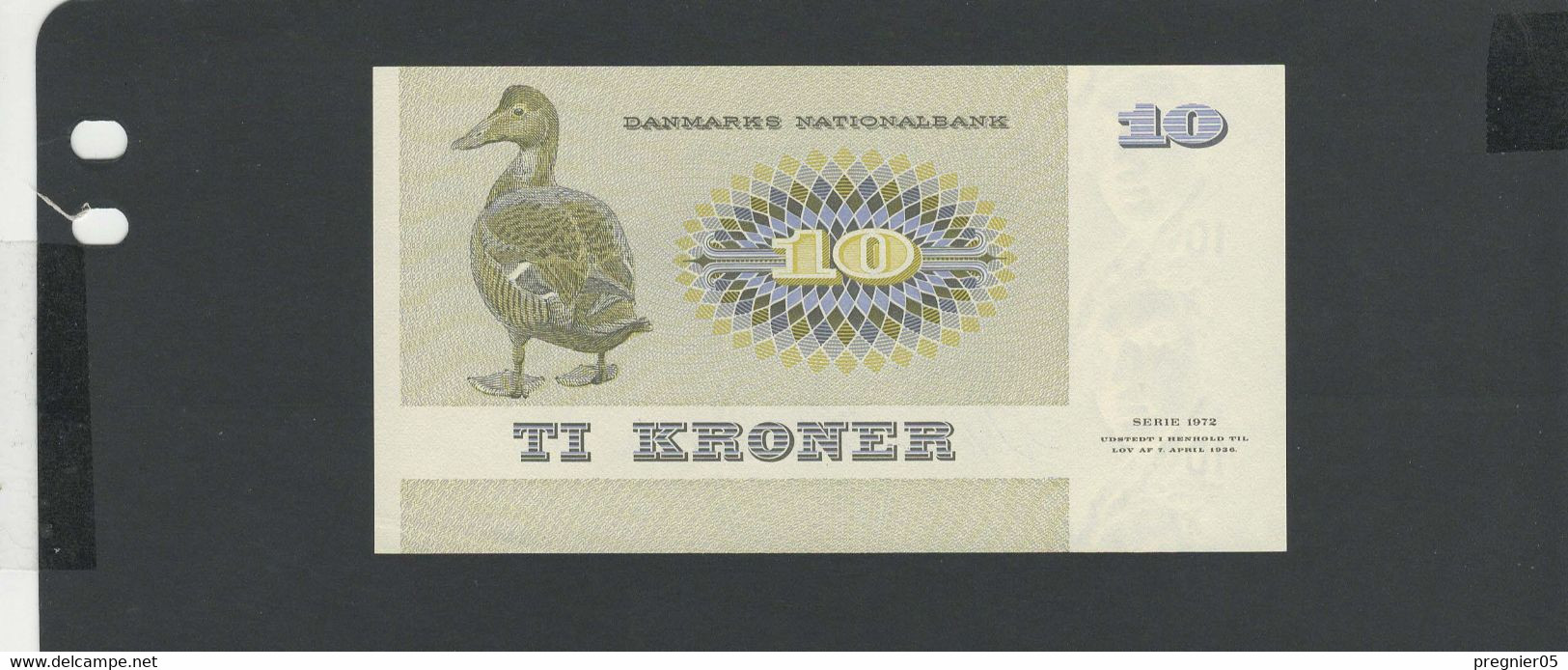 DANEMARK - Billet 10 Kroner 1972 NEUF/UNC Pick-48a - Danemark