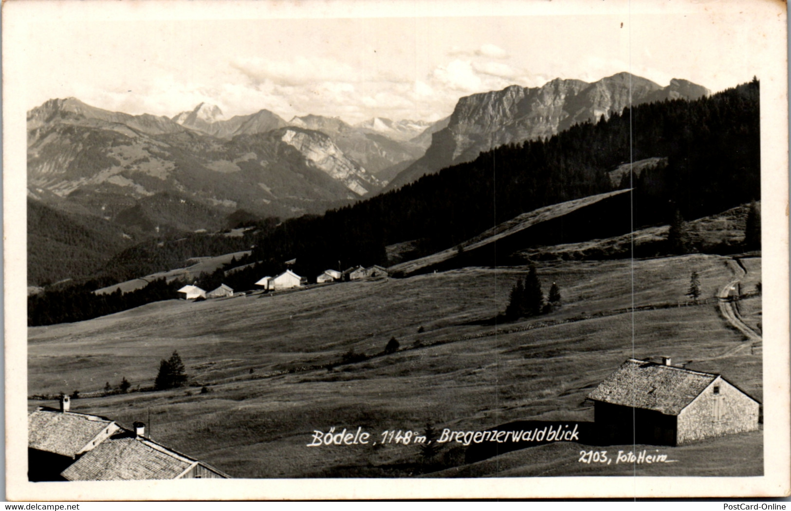 40166 - Vorarlberg - Bödele , Bregenzerwaldblick - Nicht Gelaufen - Dornbirn