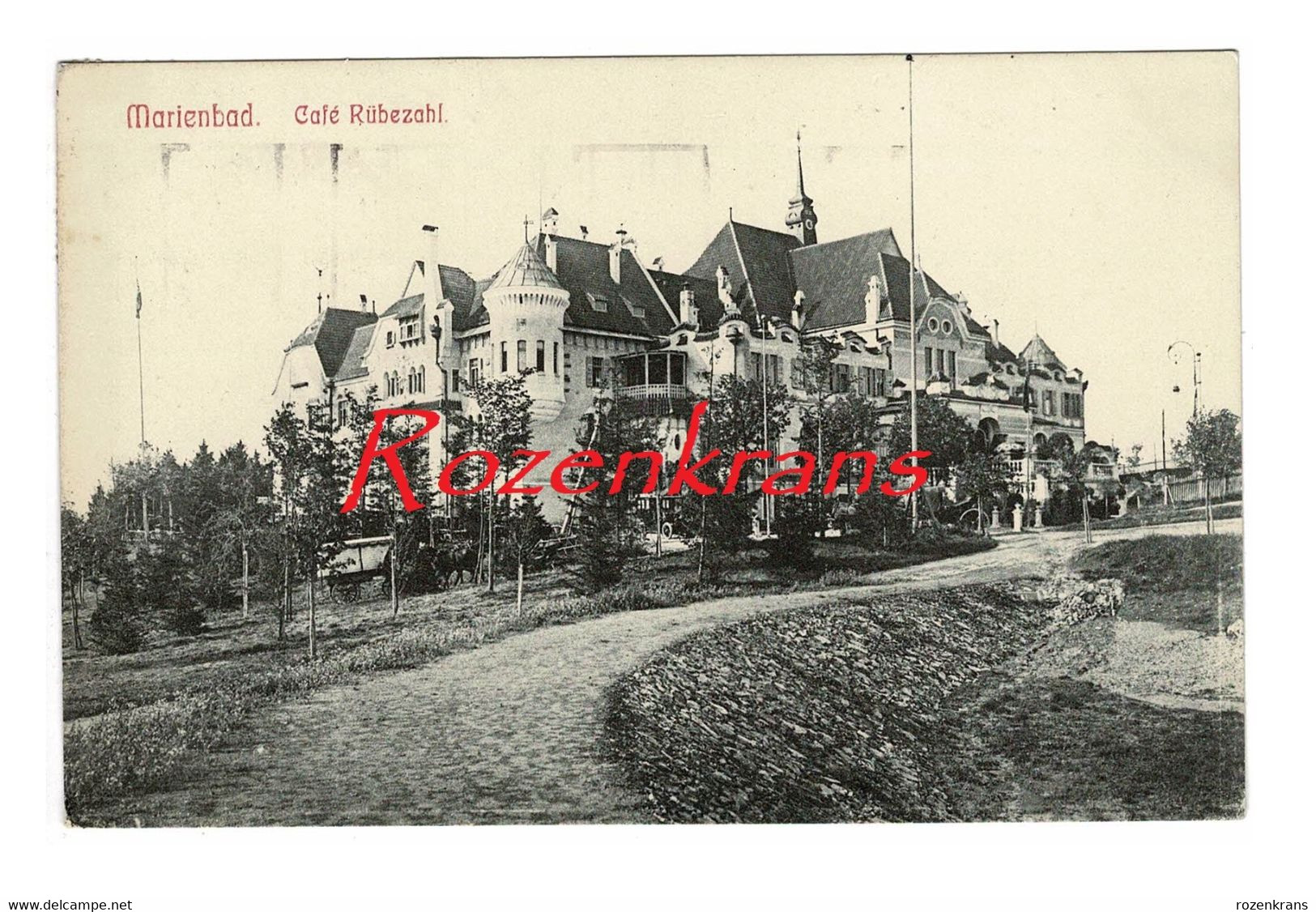 Marianske Lazne Marienbad Cafe Rubezahl Czech Republic Sudetenland Sudety Czechia - Sudeten