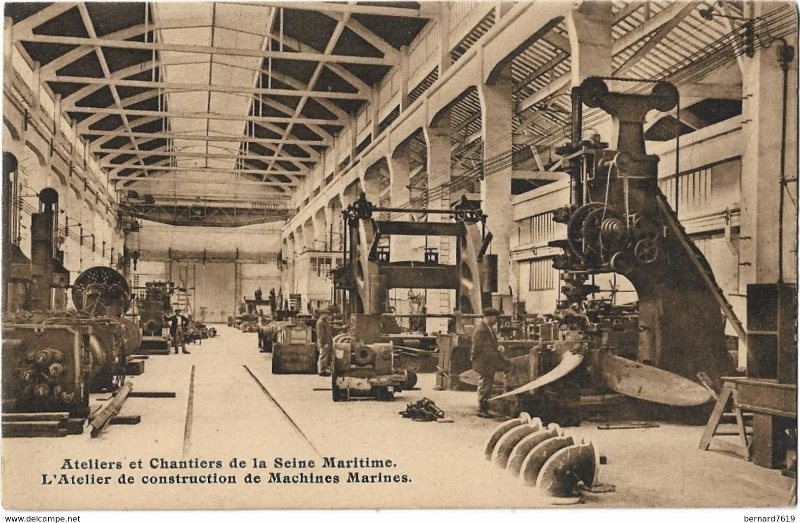 76   Le Trait  - Ateliers  Et Chantiers  De La Seine Maritime -  L'atelier  De Construction De Machines Marines - Le Trait