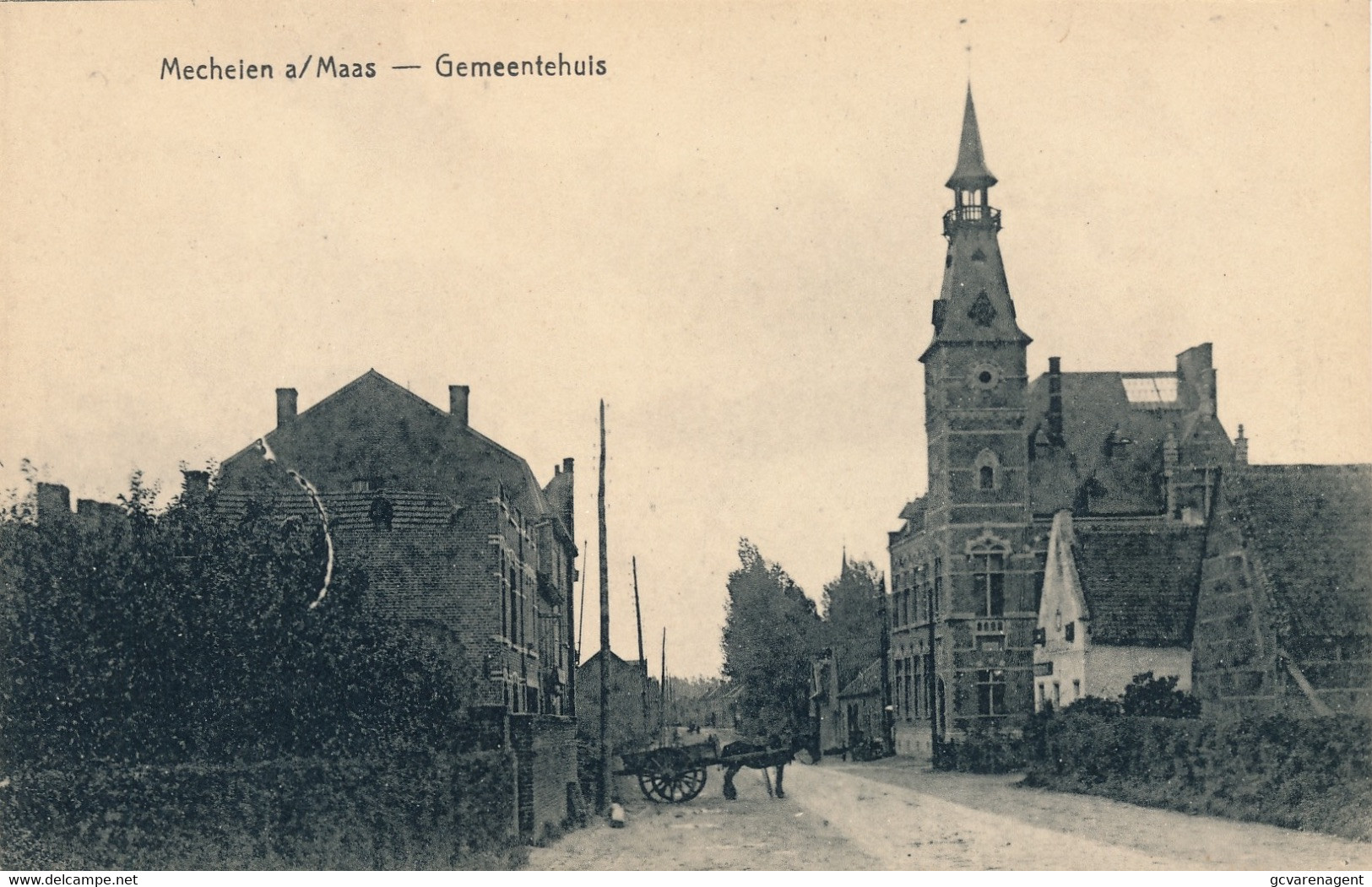 MECHELEN AAN MAAS  MAASMECHELEN    GEMEENTEHUIS           2 SCANS - Maasmechelen