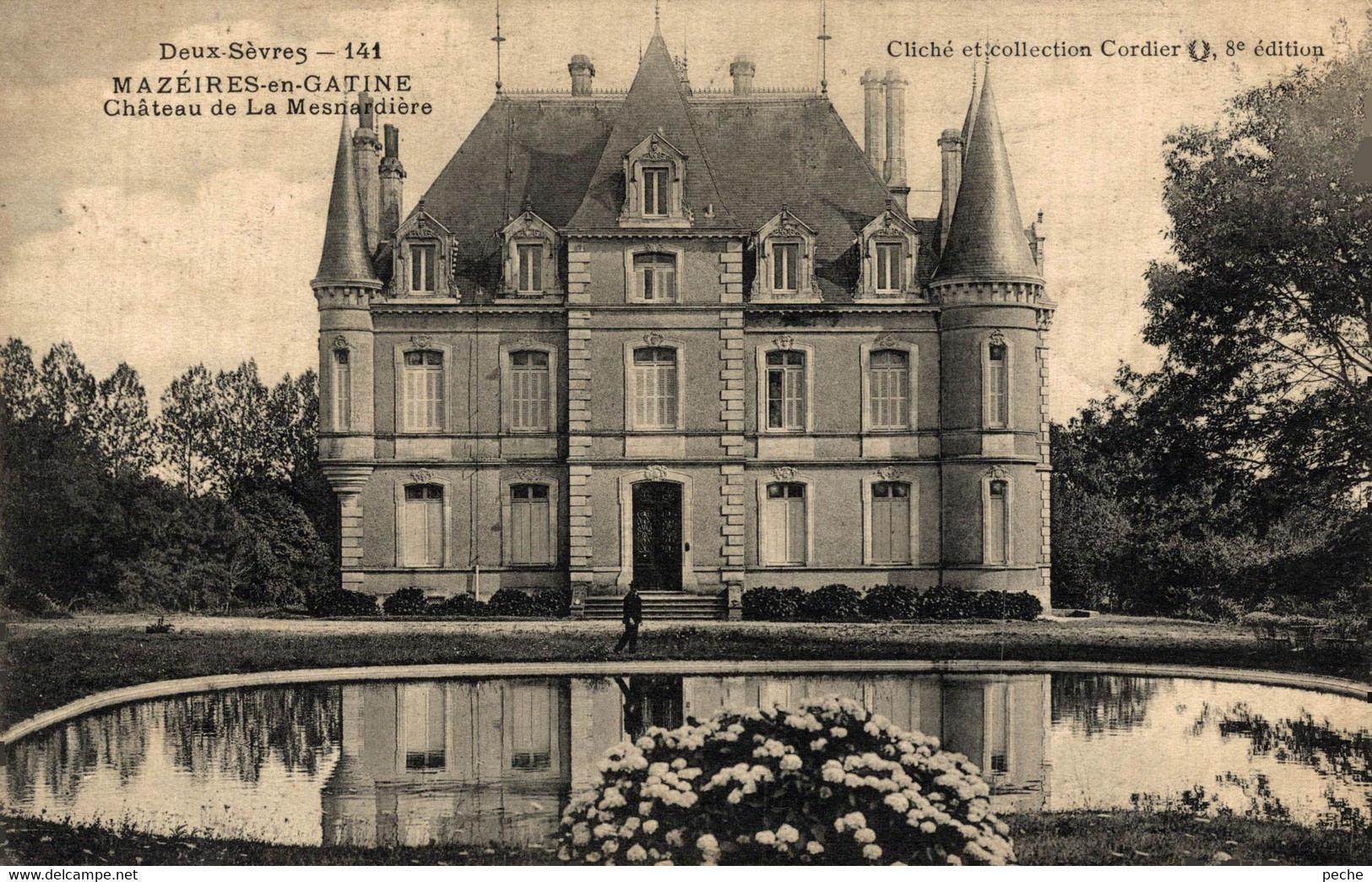 N°100320 -cpa Maizières En Gatine -château De La Mesnardière- - Mazieres En Gatine