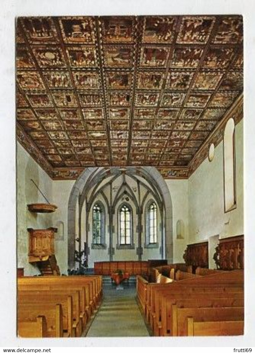 AK 092529 SWITZERLAND - Zillis - älteste Romanische Kirchendecke - Zillis-Reischen