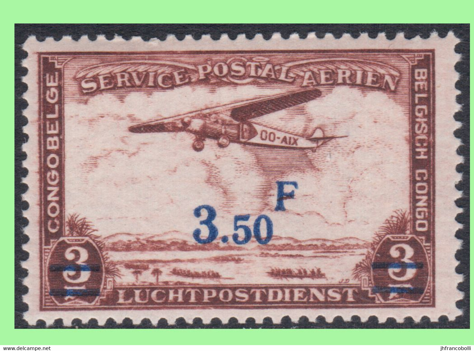 1934+6 ** BELGIAN CONGO / CONGO BELGE = COB MNH NSG PA 7/17 AIRMAIL ( X 8 stamps ) NO GUM [missing PA12+14+16]