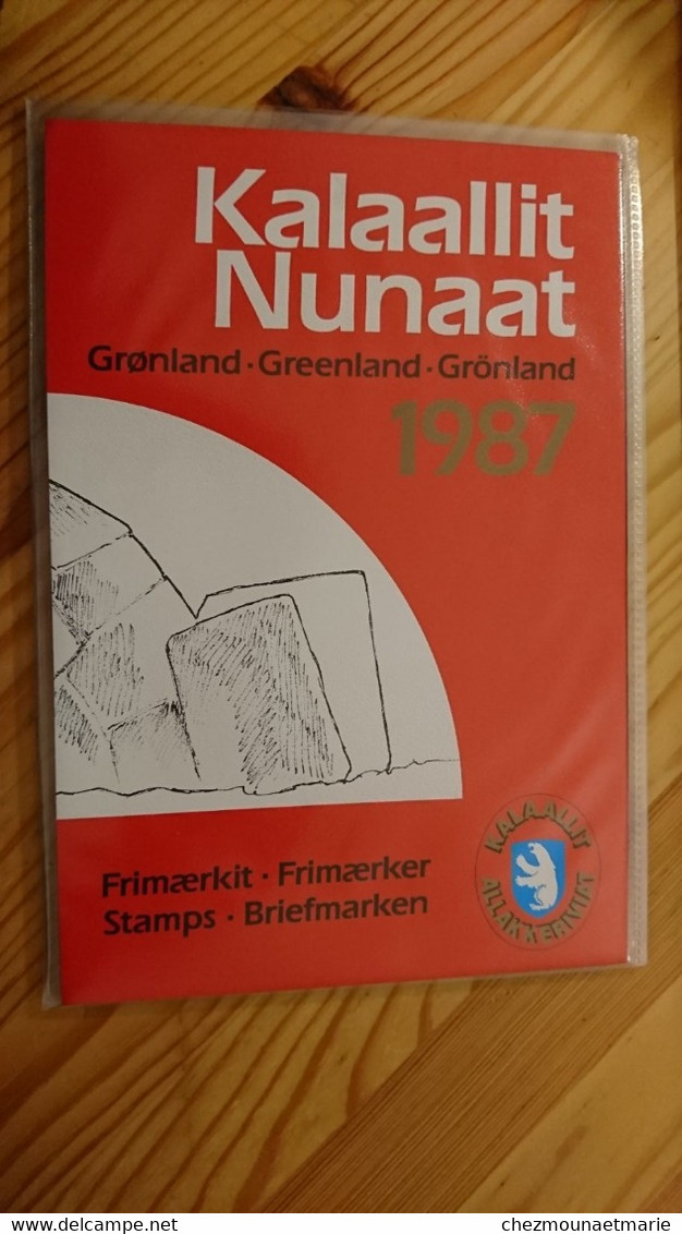 GROENLAND 1987 KALAALLIT NUNAAT GRONLAND - Autres - Amérique