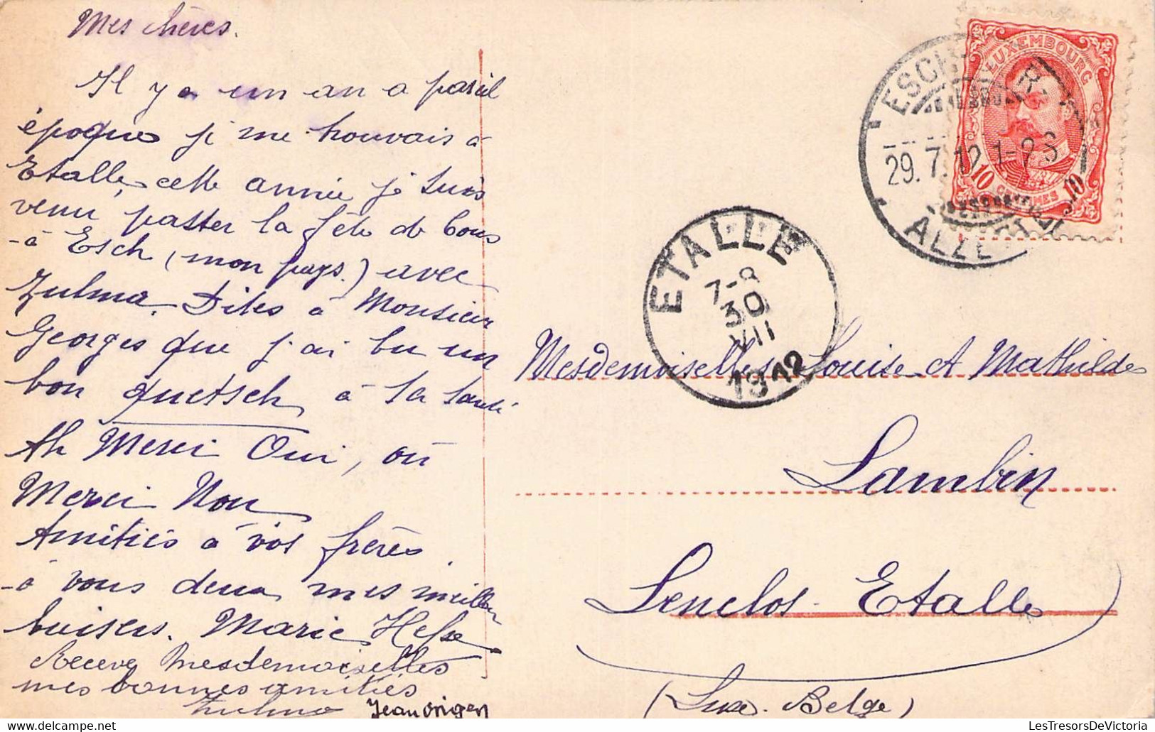 CPA Célébrités - Personnages Historiques - Marie Adelaide - Grande Duchesse De Luxembourg - Oblitérée 1912 Allier - Personnages Historiques